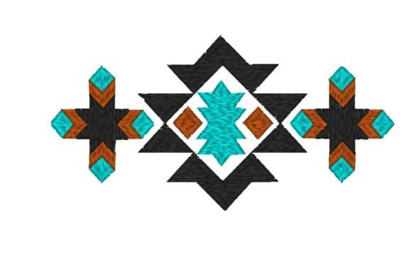 Native Embroidery Design. Southwest File