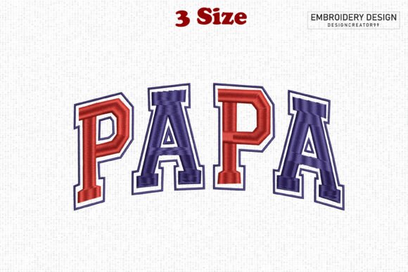 Playful Papa Embroidery