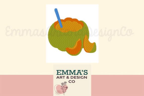 Pumpkin Soup Machine Embroidery